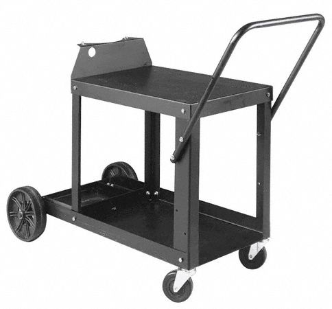 Universal Cart with Cylinder Rack