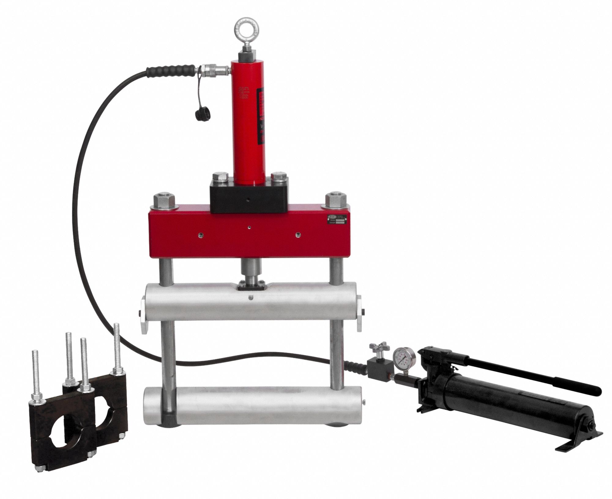 Pipe Shut Off Tool: 3 1/2 in – 8 5/8 in Pipe Size Range, For Polyethylene, 43 in Tool Lg