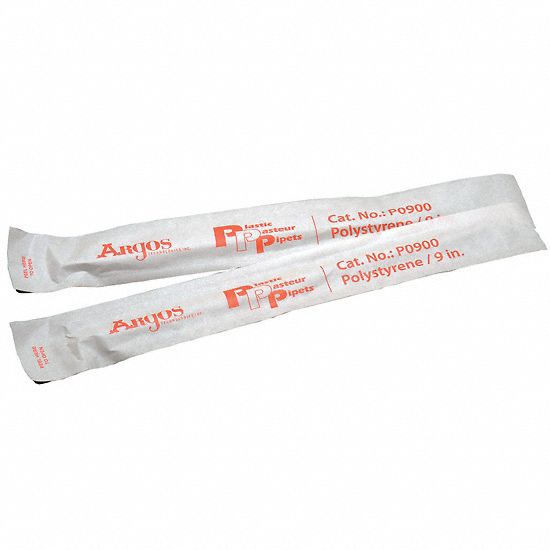 Pasteur Pipette: Sterile, Individually Wrapped, Polystyrene, 228 5/8 mm Overall Lg