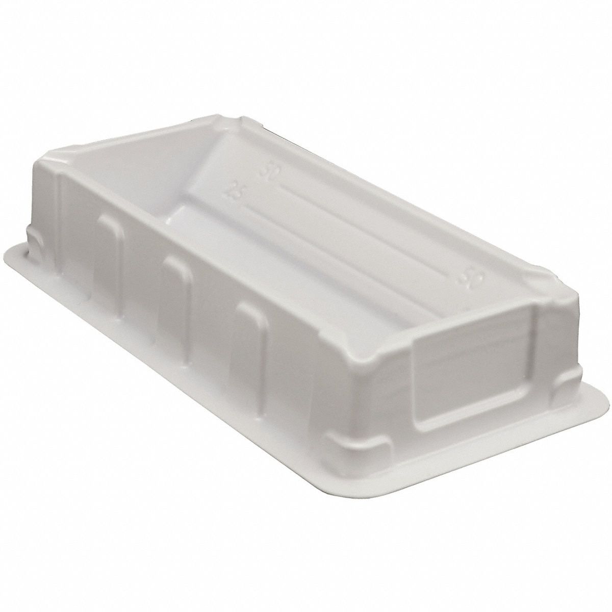 Pipetting Reservoir: Non-Sterile, 100 mL Capacity, Polystyrene, 1 3/8 in Overall Ht