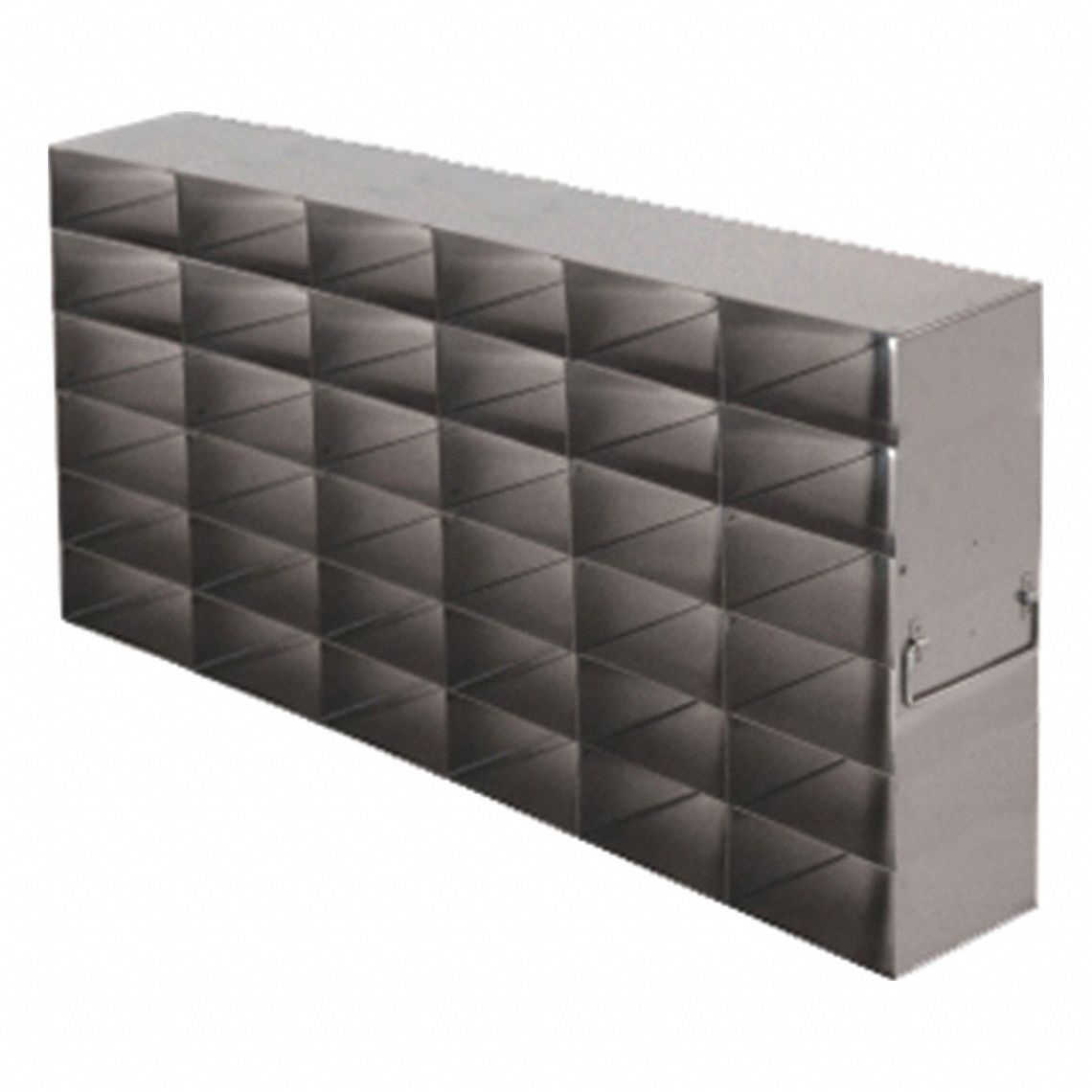 Freezer Rack: 22 1/4 in Overall Lg, 5 3/4 in Overall Wd, Stainless Steel, Handles