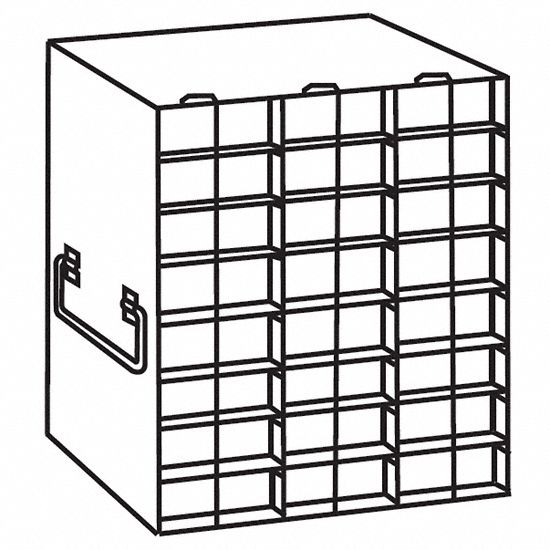 Upright Freezer Drawer Rack: 21 3/4 in Overall Lg, 8 5/8 in Overall Wd, Stainless Steel