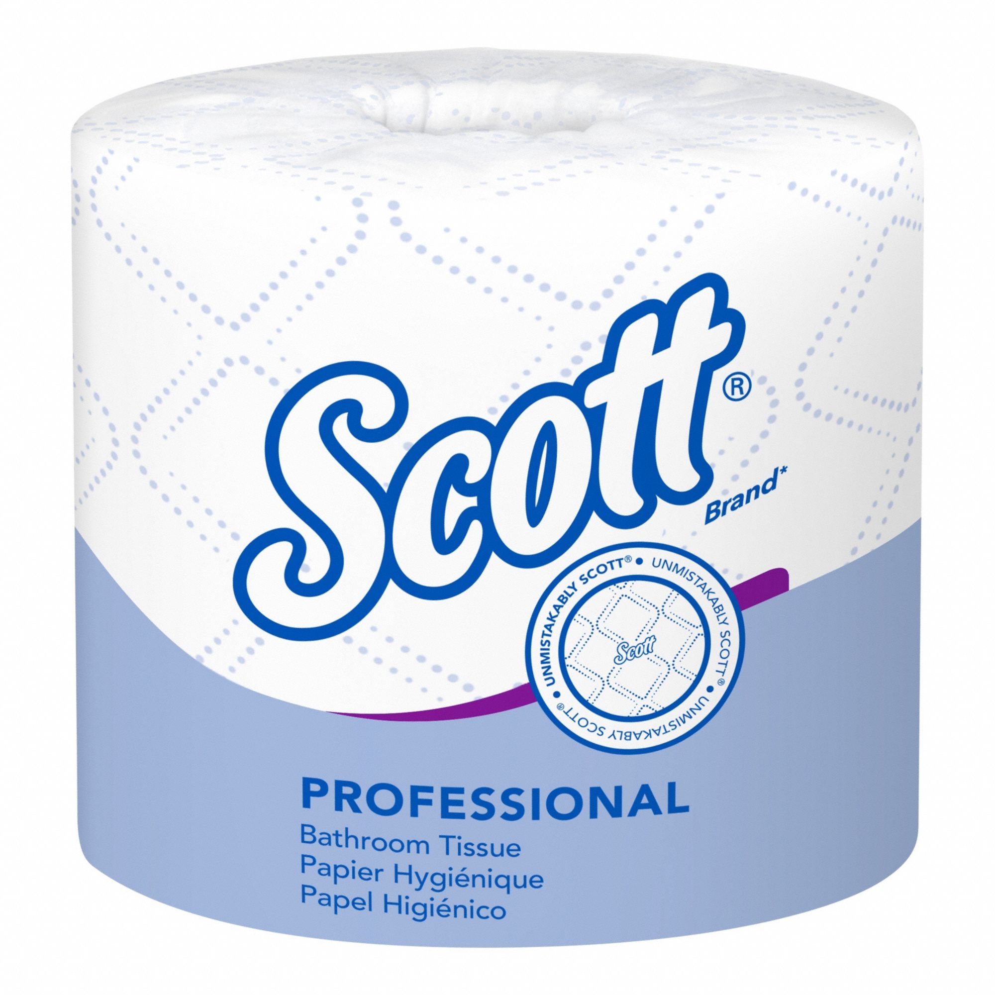 TOILET PAPER ROLL,550,WHITE,PK80