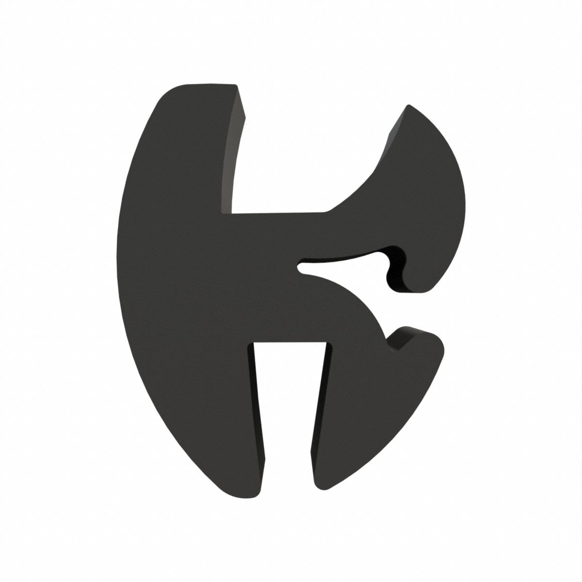 Locking Gasket: Two-Piece Key-Locking Locking, 25 ft Overall Lg, 0.89 in Overall Ht