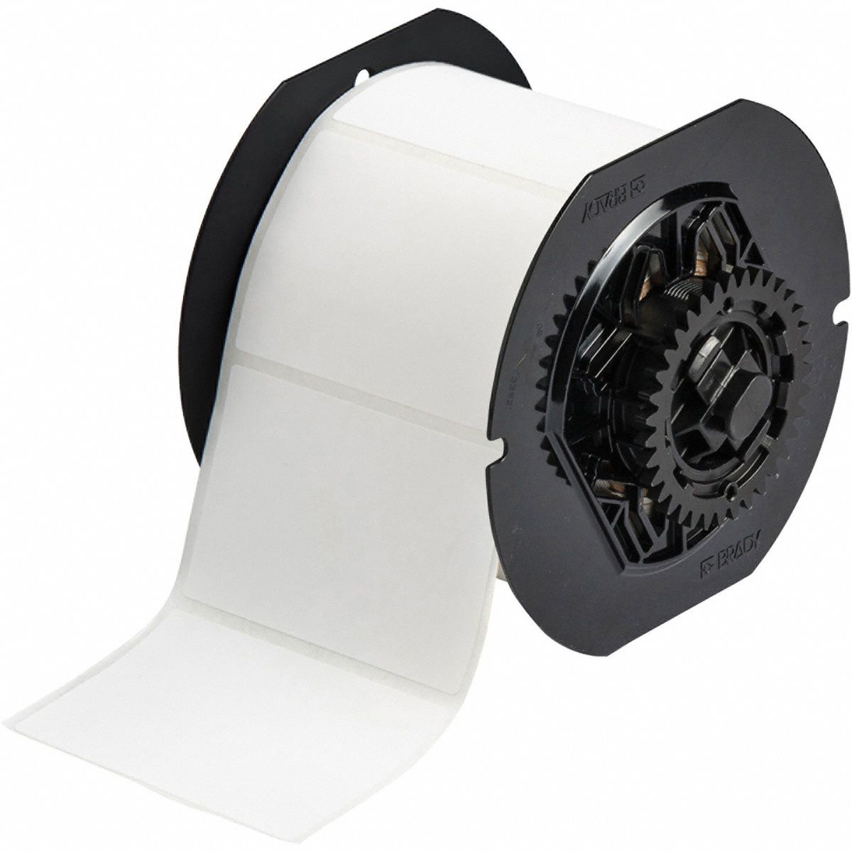 Pre-Cut Label Stock Roll: 4 in x 6 in, Rubber, Permanent Adhesive, 350 Labels, BBP33/i3300