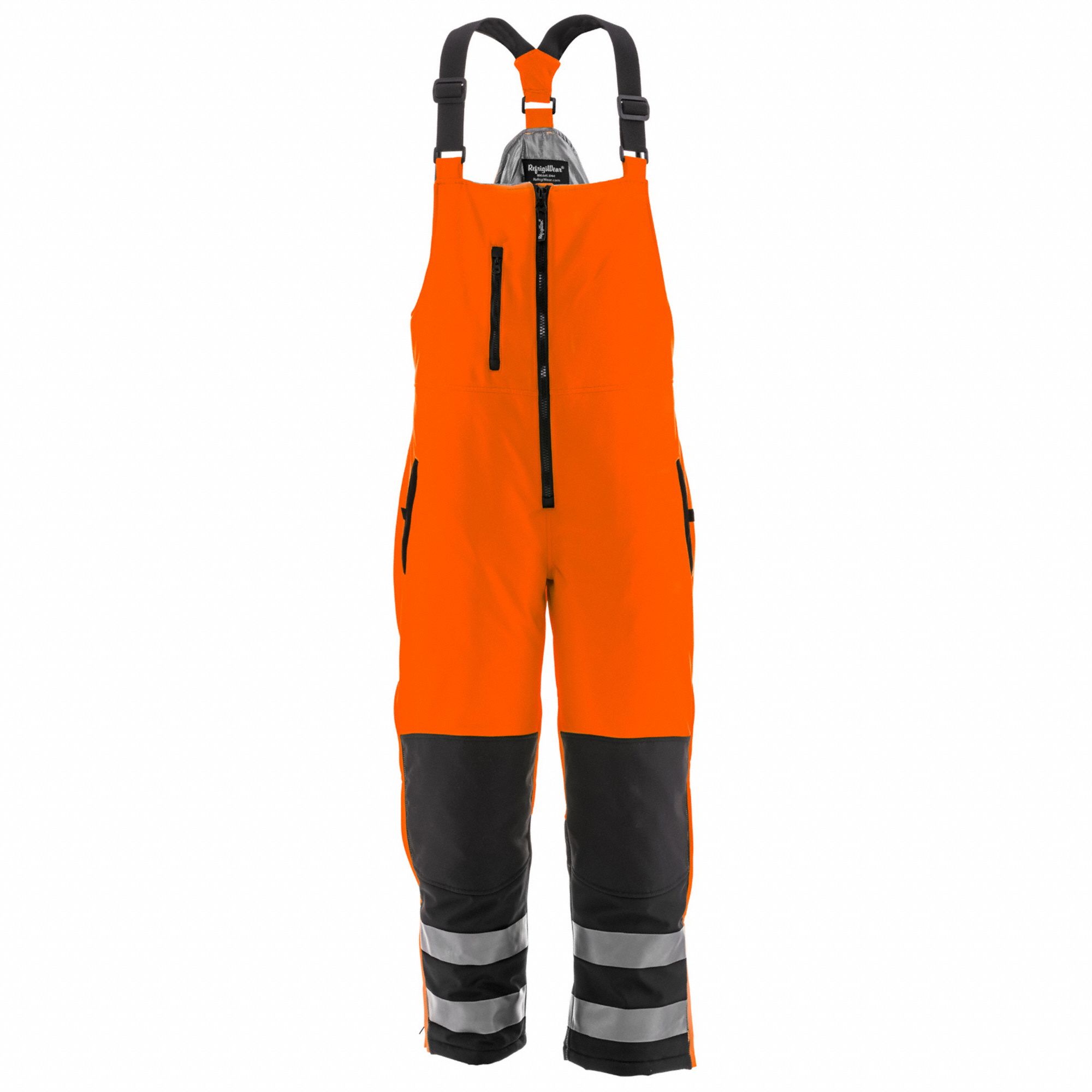 HiVis Insulated Softshell Bib Overalls, L