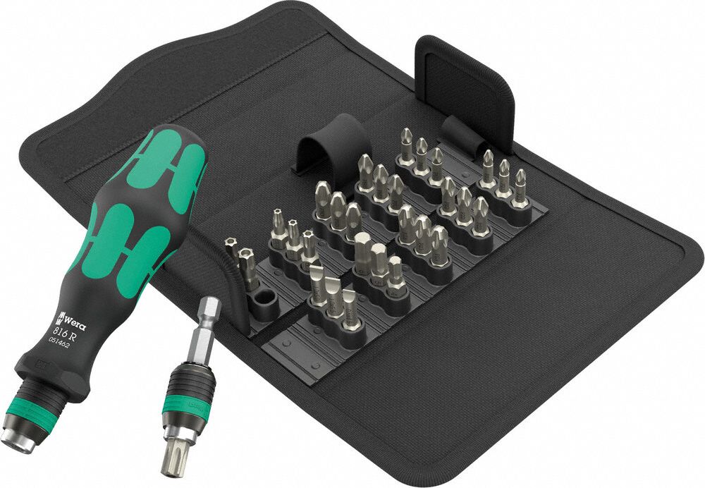 Multi-Bit Screwdriver: Hex/Phillips/Pozidriv/Slotted/Torx