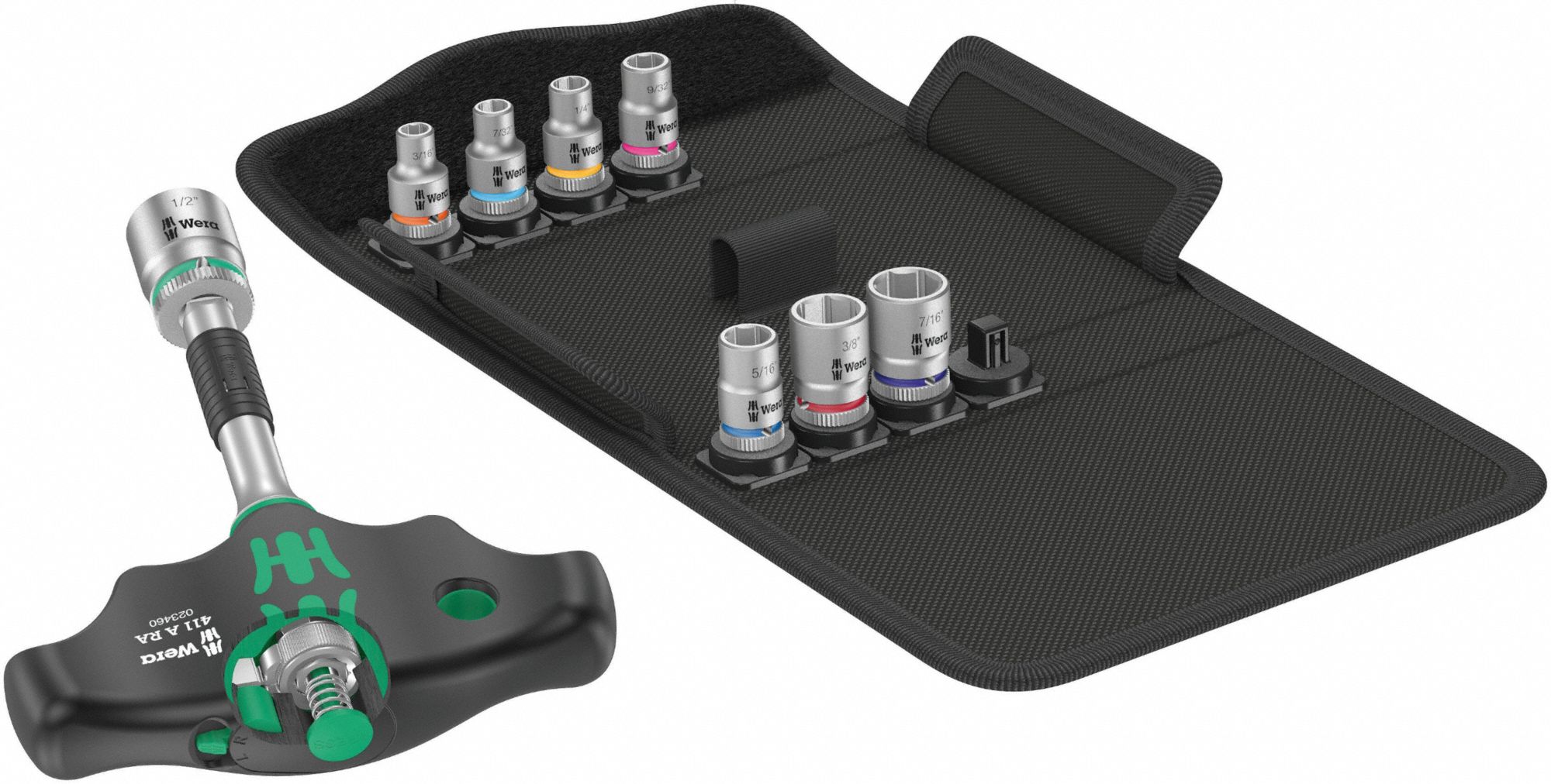 Ratchet Socket Set 155 mm Plastic