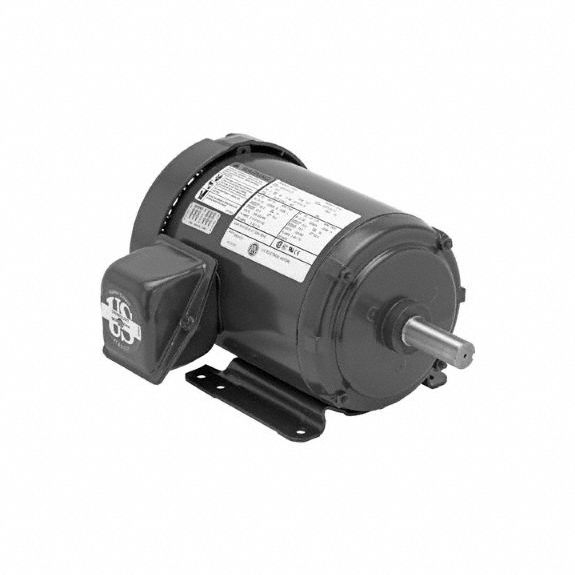 General Purpose Motor: Totally Enclosed Fan Cooled, Rigid Base Mount, 1 HP, 56 Frame