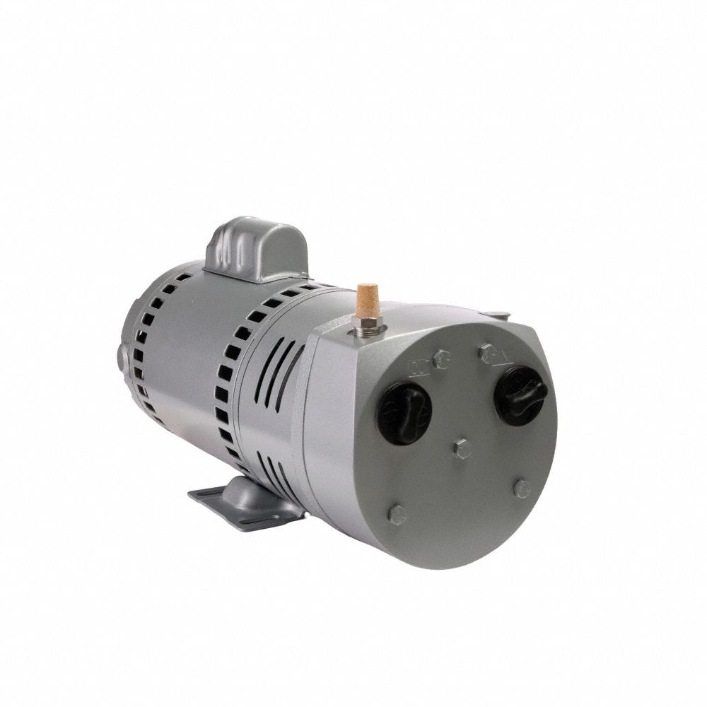 Vacuum Pump: 0.75 hp, 1 Phase, 100 to 110/220 to 240V AC/100 to 115/208 to 230V AC