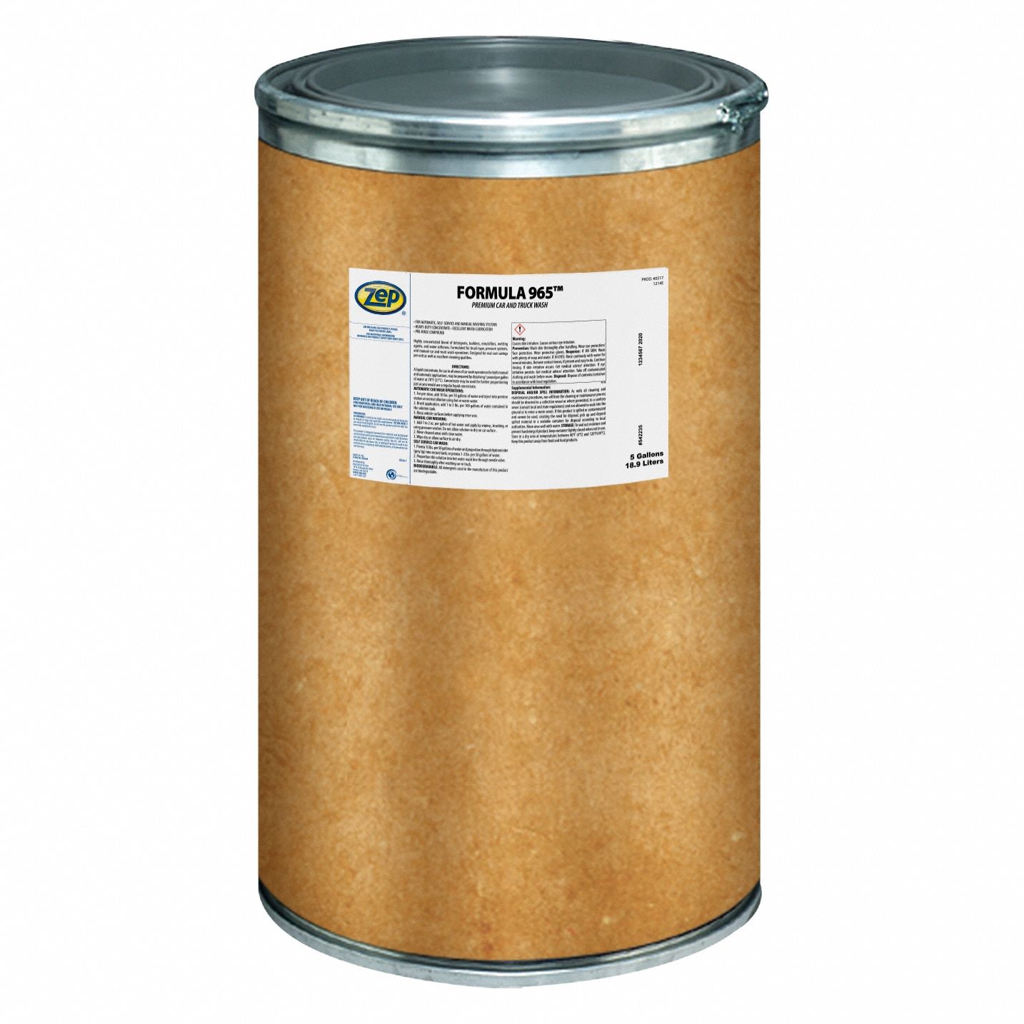 Car/Truck Wash: Formula 965, 100 lb, Drum