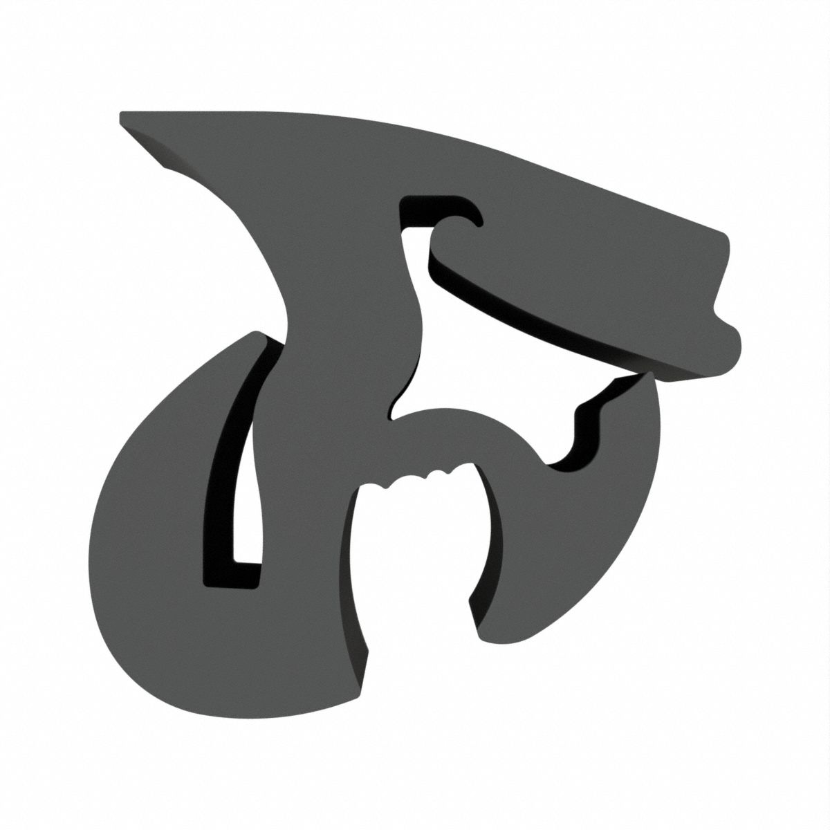 Locking Gasket: One-Piece Self-Locking Locking, 25 ft Overall Lg, 1 in Overall Ht