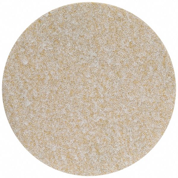 Hook-and-Loop Sanding Disc: 6 in Dia, Non-Vacuum, Aluminum Oxide, P400 Grit, C0712DO