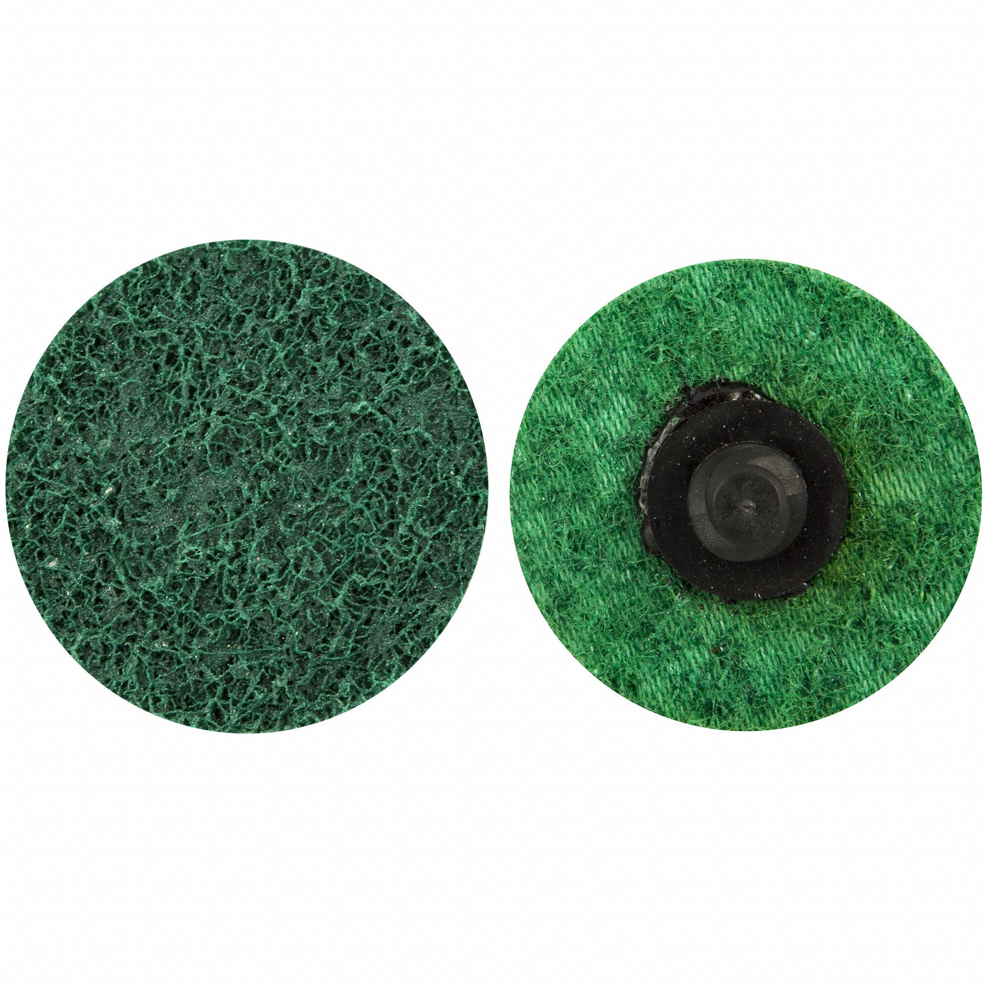 Quick-Change Disc: TR, 2 in Dia, Aluminum Oxide, Fine, Surface Prep