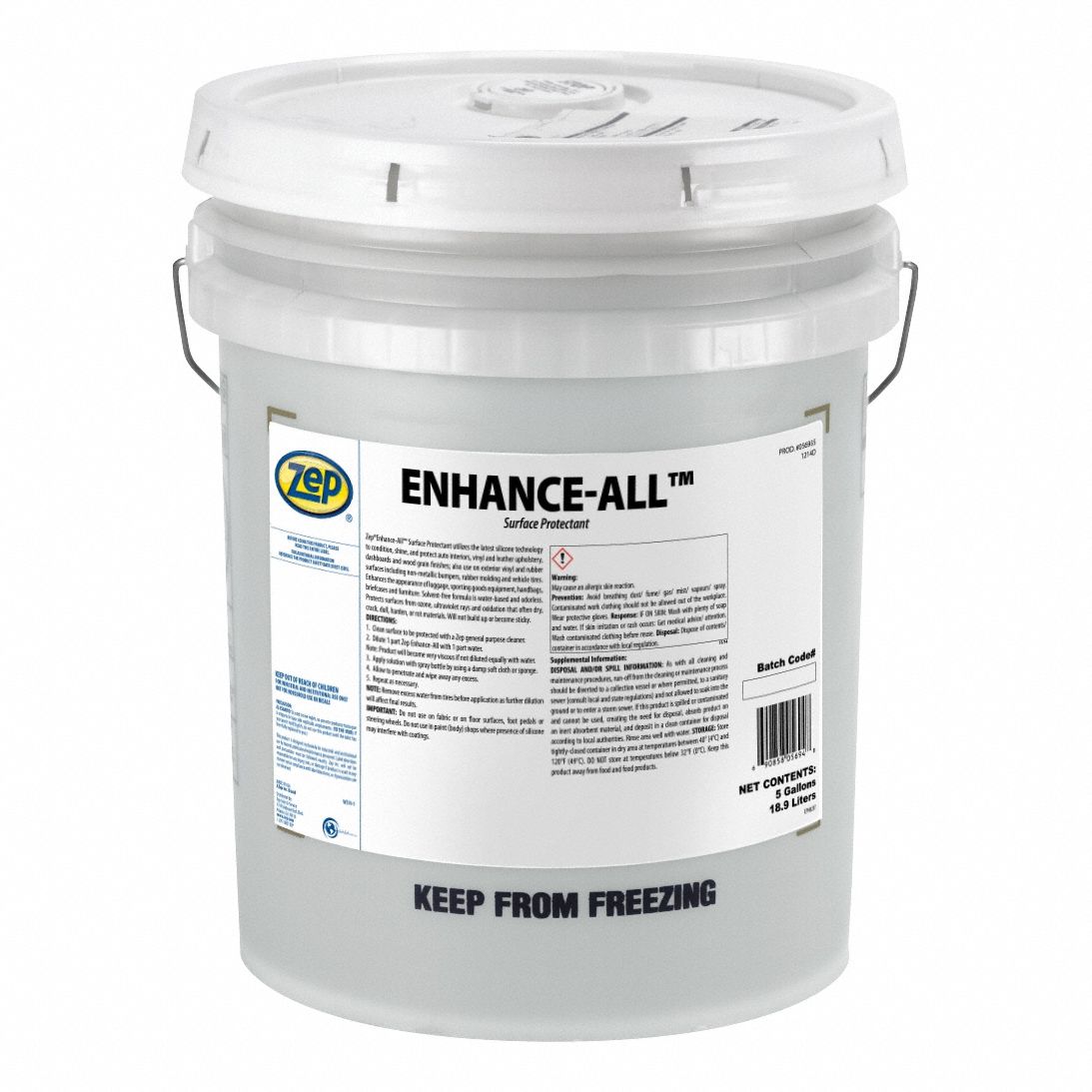 Vehicle Wash Bucket White 5 gal Liquid