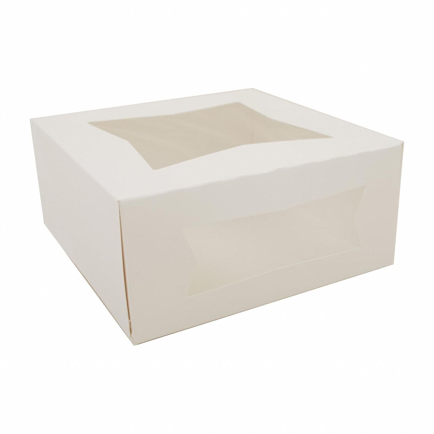 Disposable Carry-Out Food Container: 4 in Ht, 9 in Wd, 9 in Dp, Paperboard, 150 PK