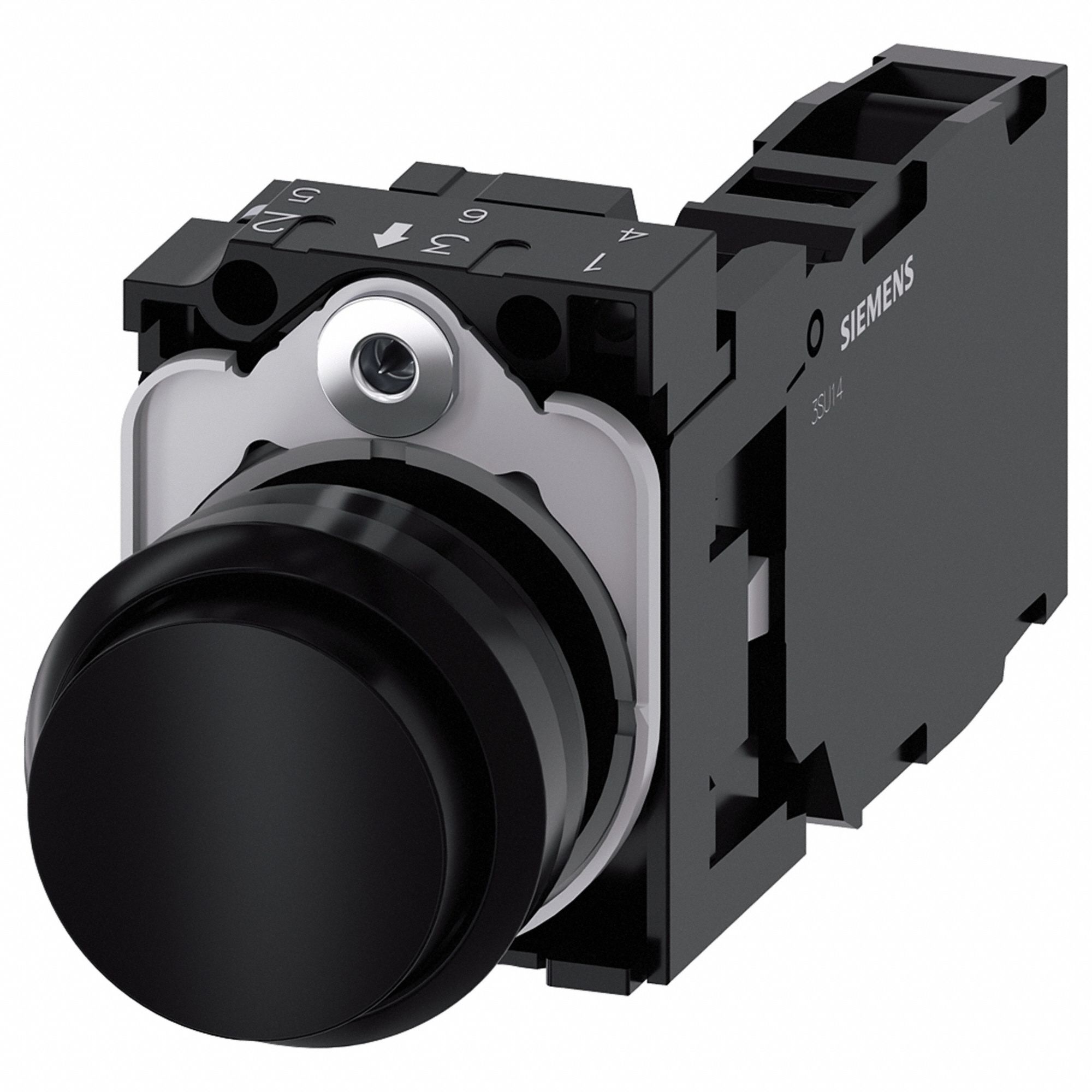 Extended Push Button Operator: Non-Illuminated, Extended Profile, Non-Metallic, 22 mm