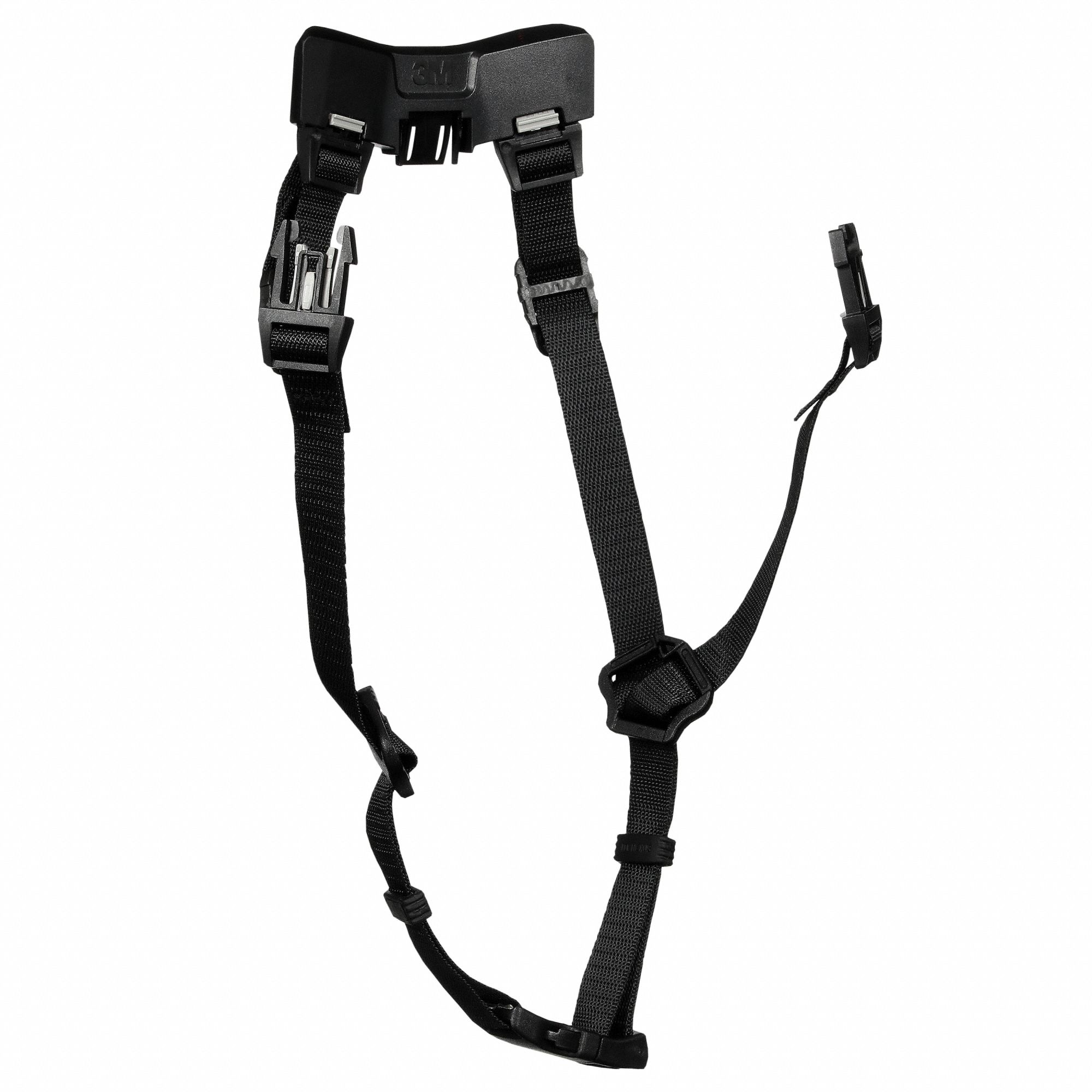 Chin Strap: Black Nylon, Chin Pad Not Included, For X6000, 4 Attachment Points, Nylon, Black