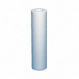Water Filter Cartridge: 40 micron, Melt Blown, 18 gpm, Polyolefin, 2 1/2 in Outside Dia