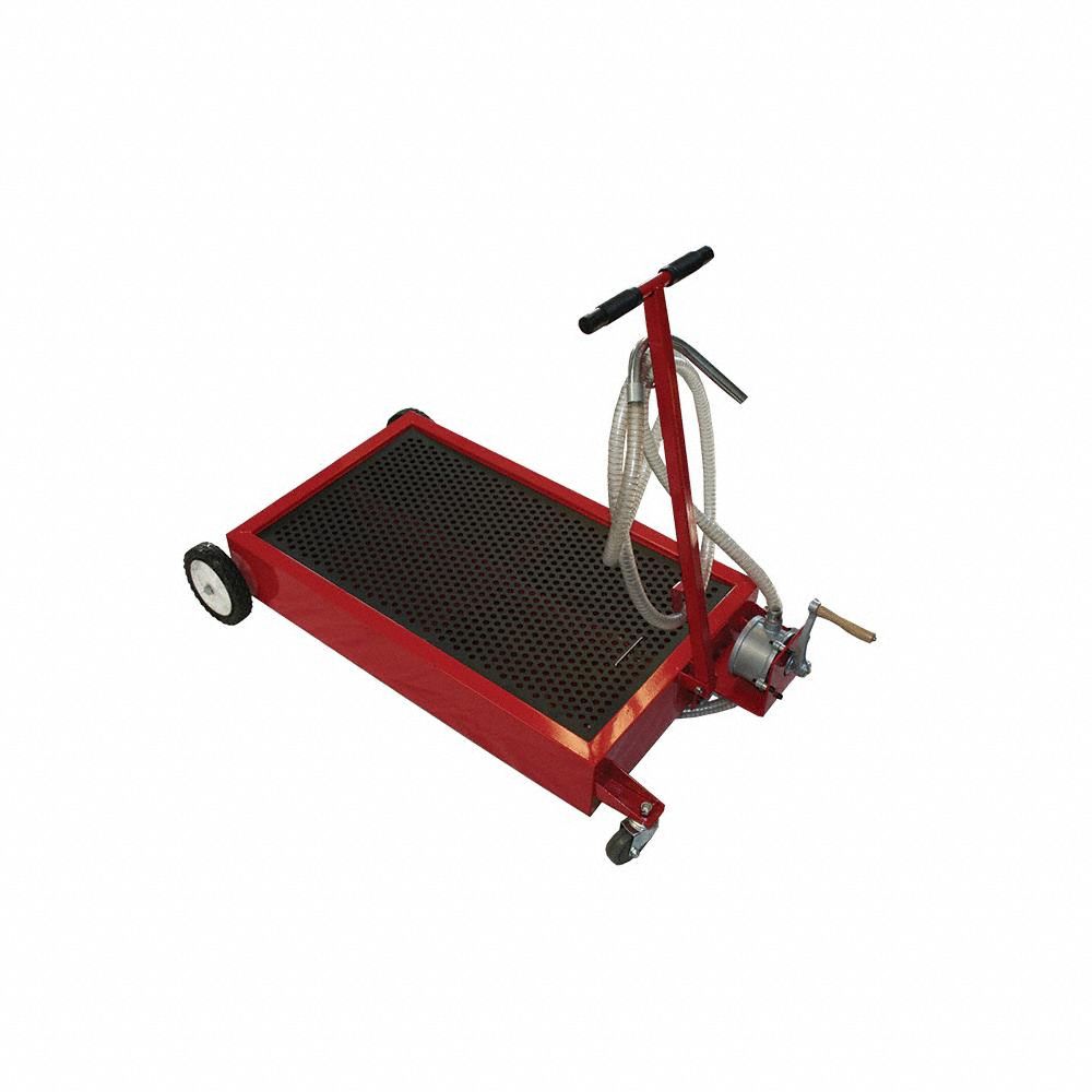 Drain Pan: Steel, 15 gal Capacity, 8 in Overall Ht, 41 in Overall Lg, 22 in Overall Wd, Black