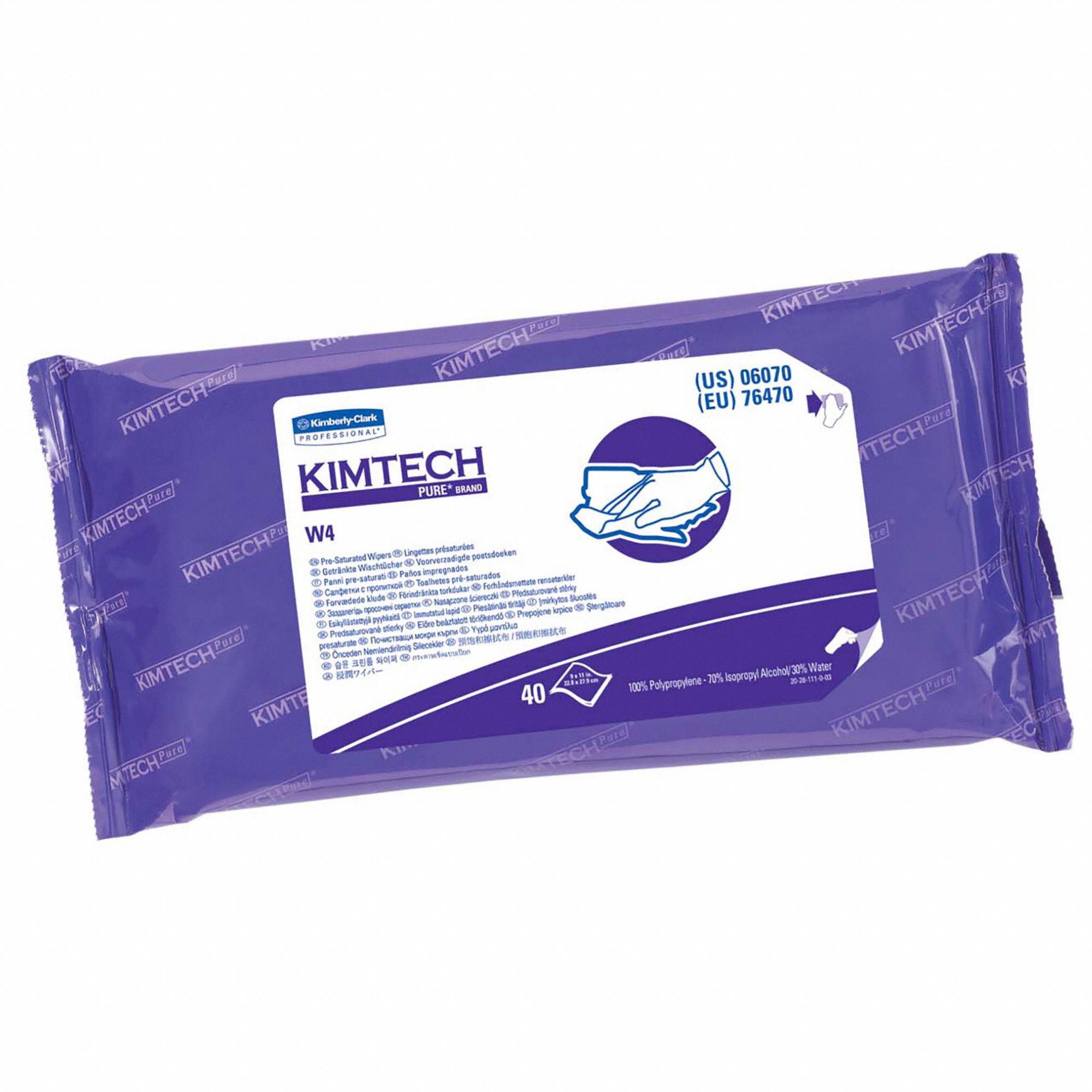 Clean Room Wet Wipes 11 x 9 40 ct PK10