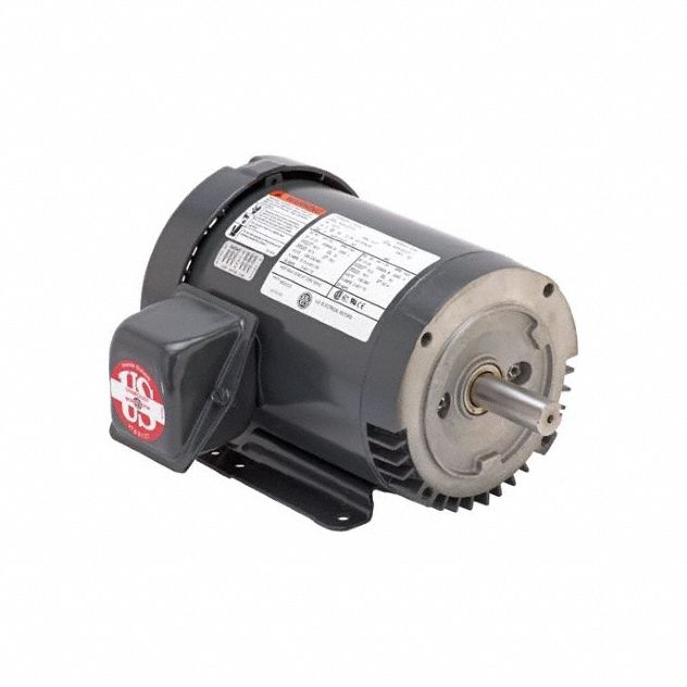 General Purpose Motor: Totally Enclosed Fan Cooled, Rigid Base Mount, 1 1/2 HP