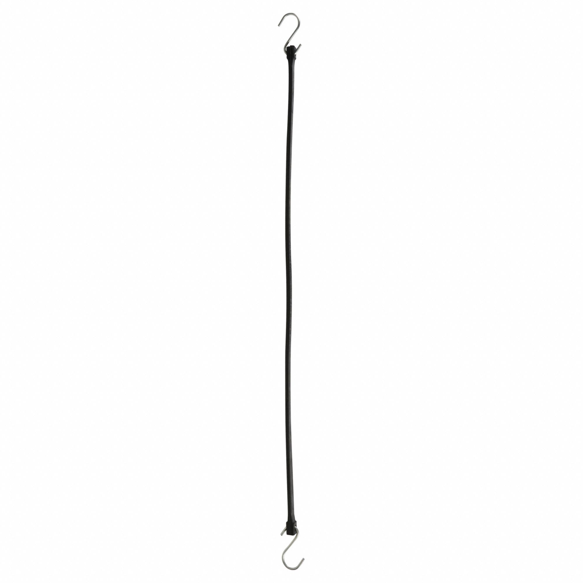 S-Hook, 3/4" W, Black