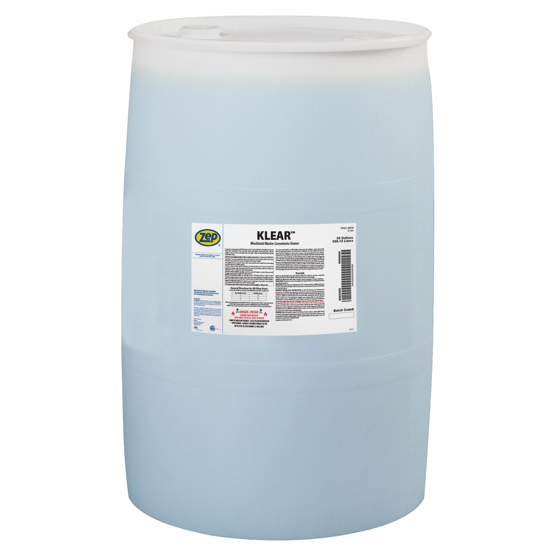 ZEP, Concentrate, Windshield Washer Fluid, Windshield Washer 43NT21