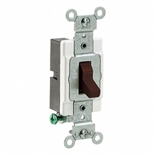 LEVITON, Toggle Switch, Single Pole, Wall Switch - 401MP7|CS120-2 ...