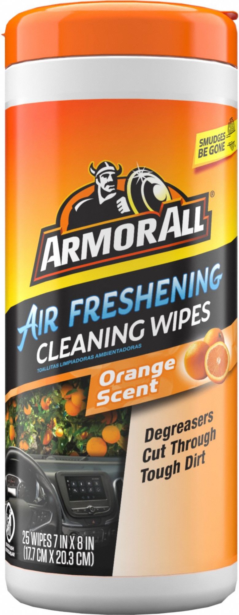 Orange Cleaning Wipes
