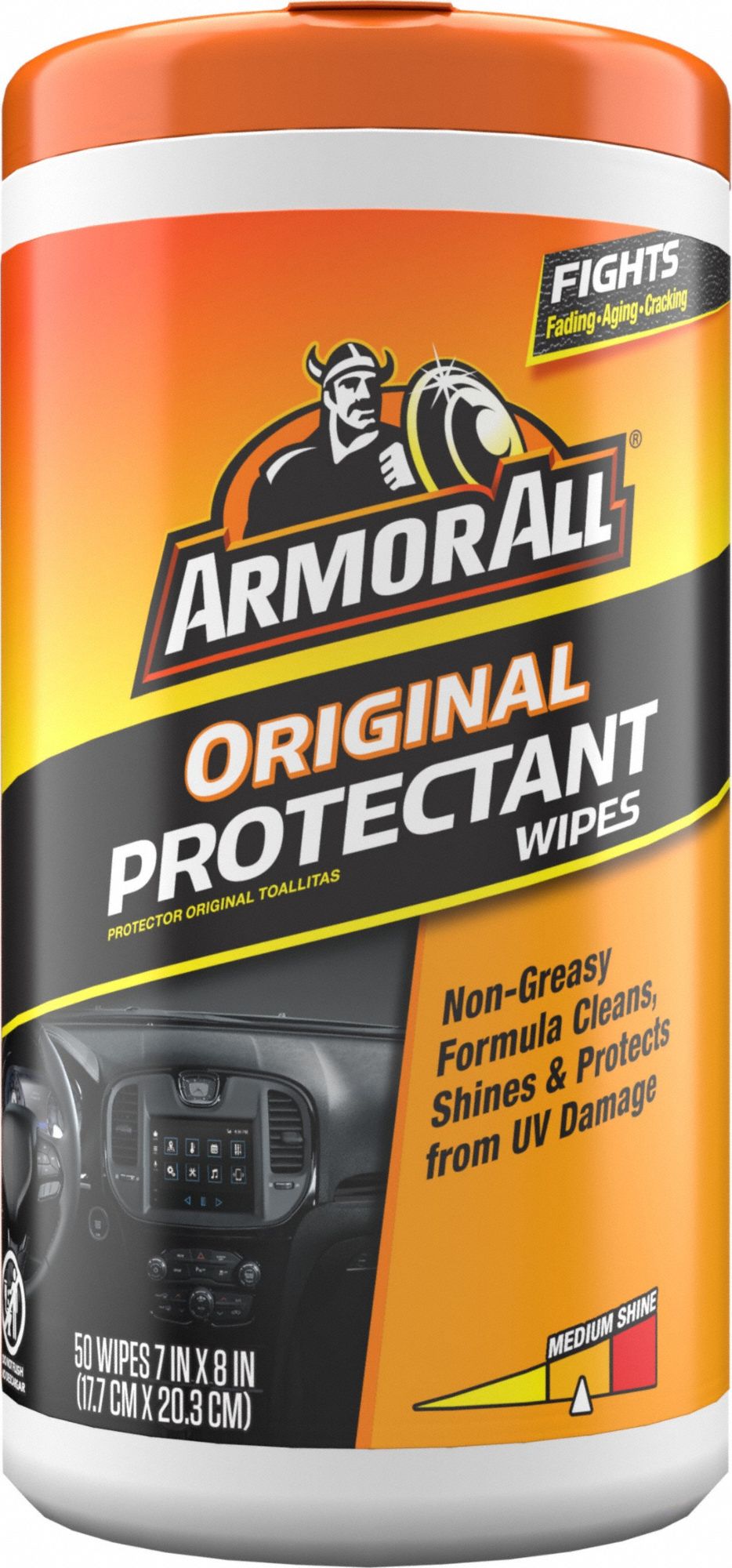 Protectant Wipe Cloth White 8 in L