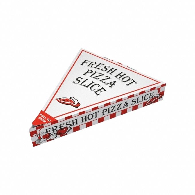 Personal Size Pizza Carton Wedge Paperboard