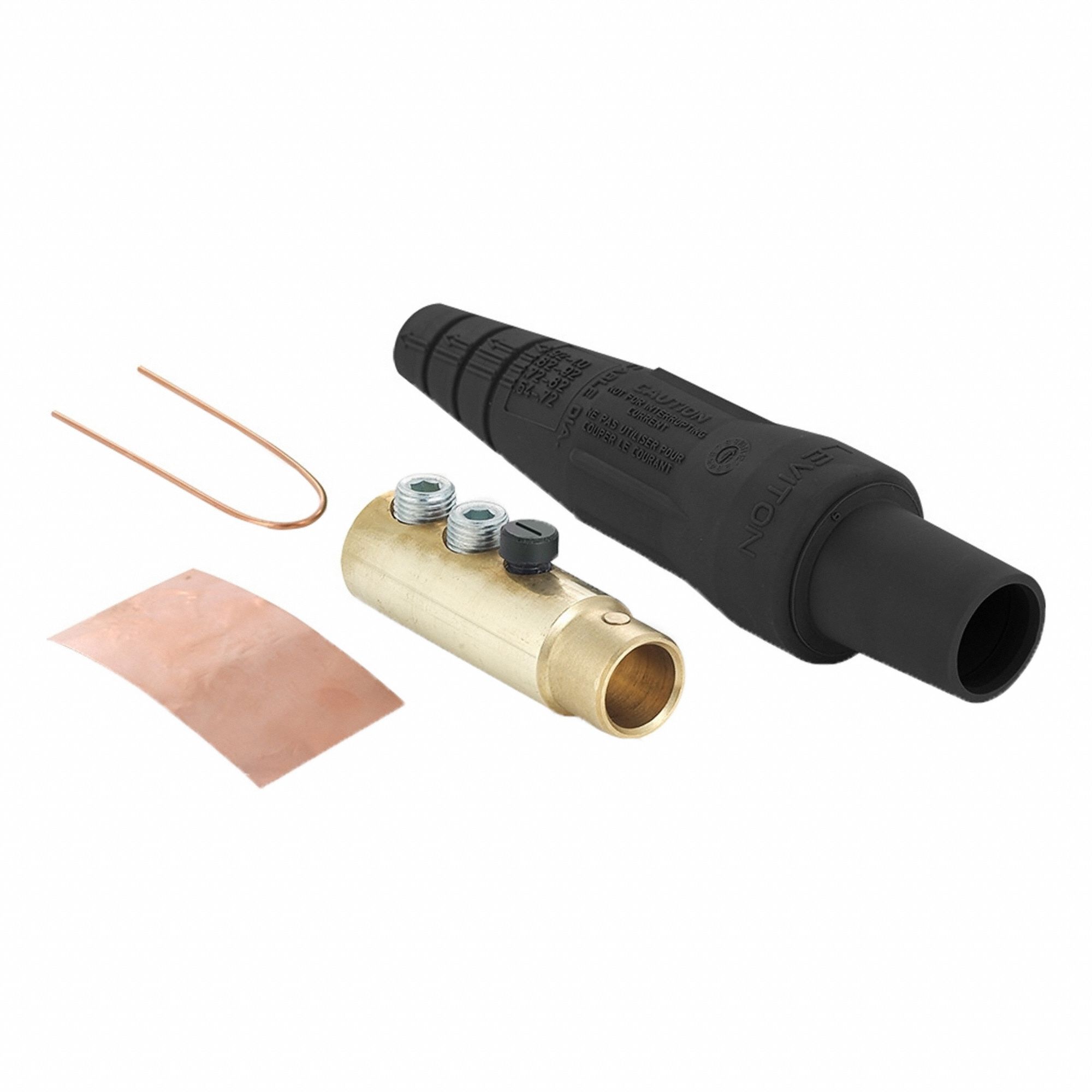 Cam-Type Female Plug 16 Series Blk