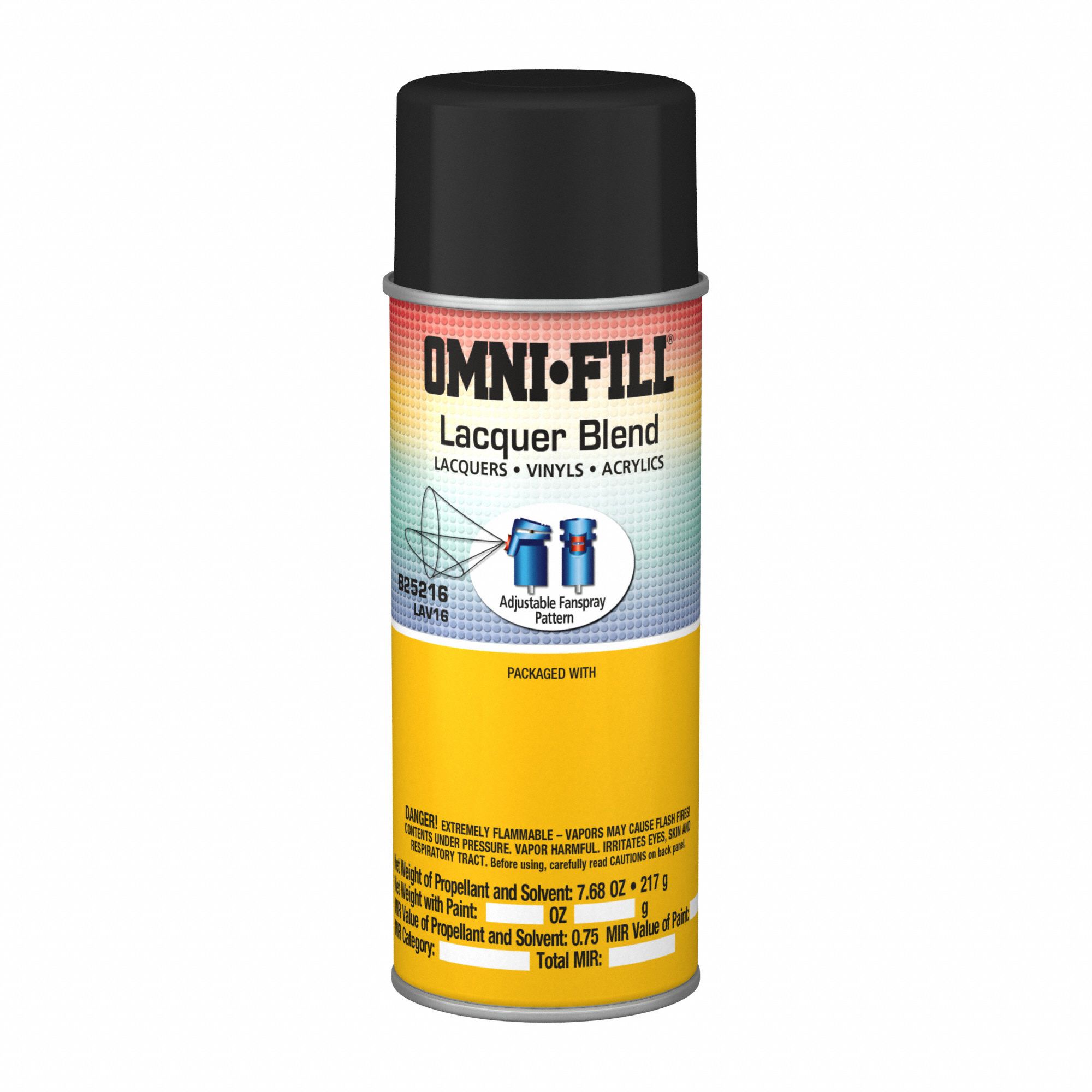 Aerosol Paint Can Blends: Aerosol Can, Solvent, 16 oz Container Size, Lacquer