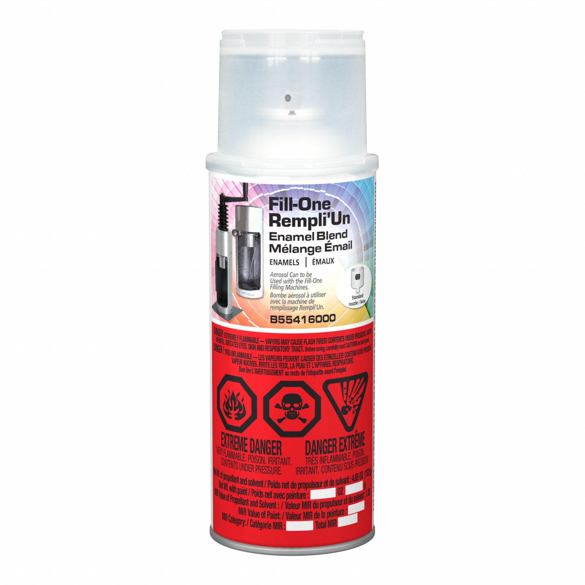Aerosol Paint Can Blends: Aerosol Can, Solvent, 16 oz Container Size, Enamel