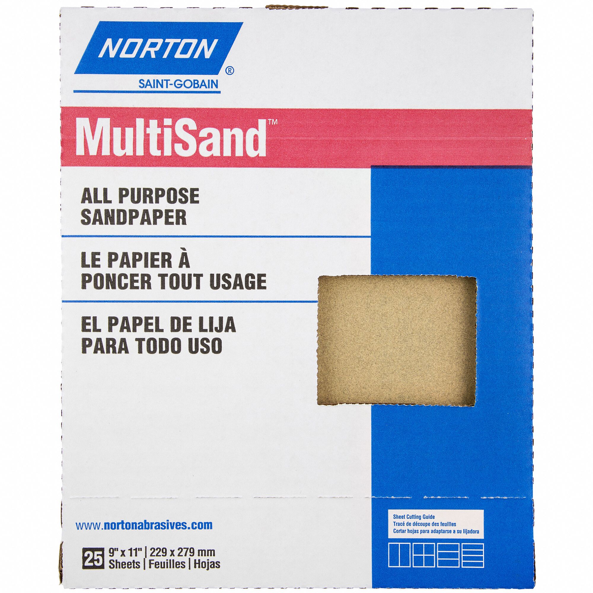 FEUILLE ABRASIVE, GRAIN 220, 11 PO L
