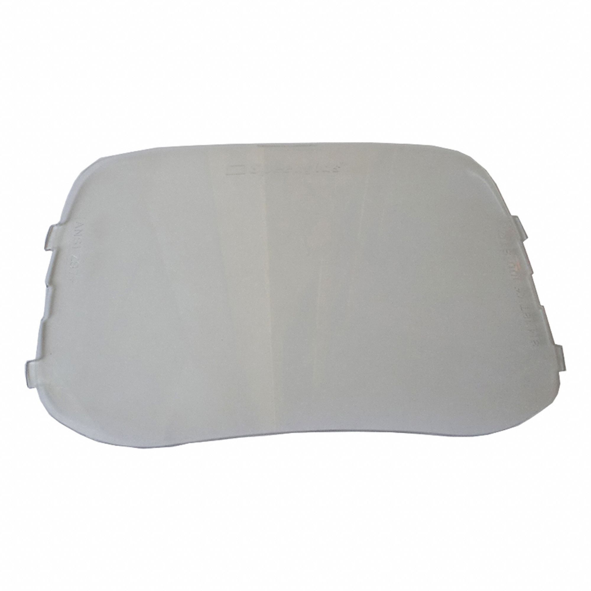 Outside Prot Plate: 100 Series Welding Helmets, Polycarbonate, W8-12, 4 in Plate Lg