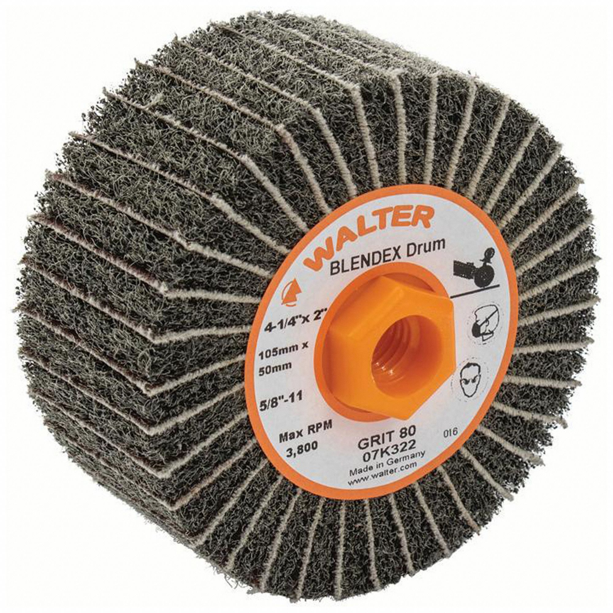 Finishing Drum, Silicon Carbide, 4 1/4"dia