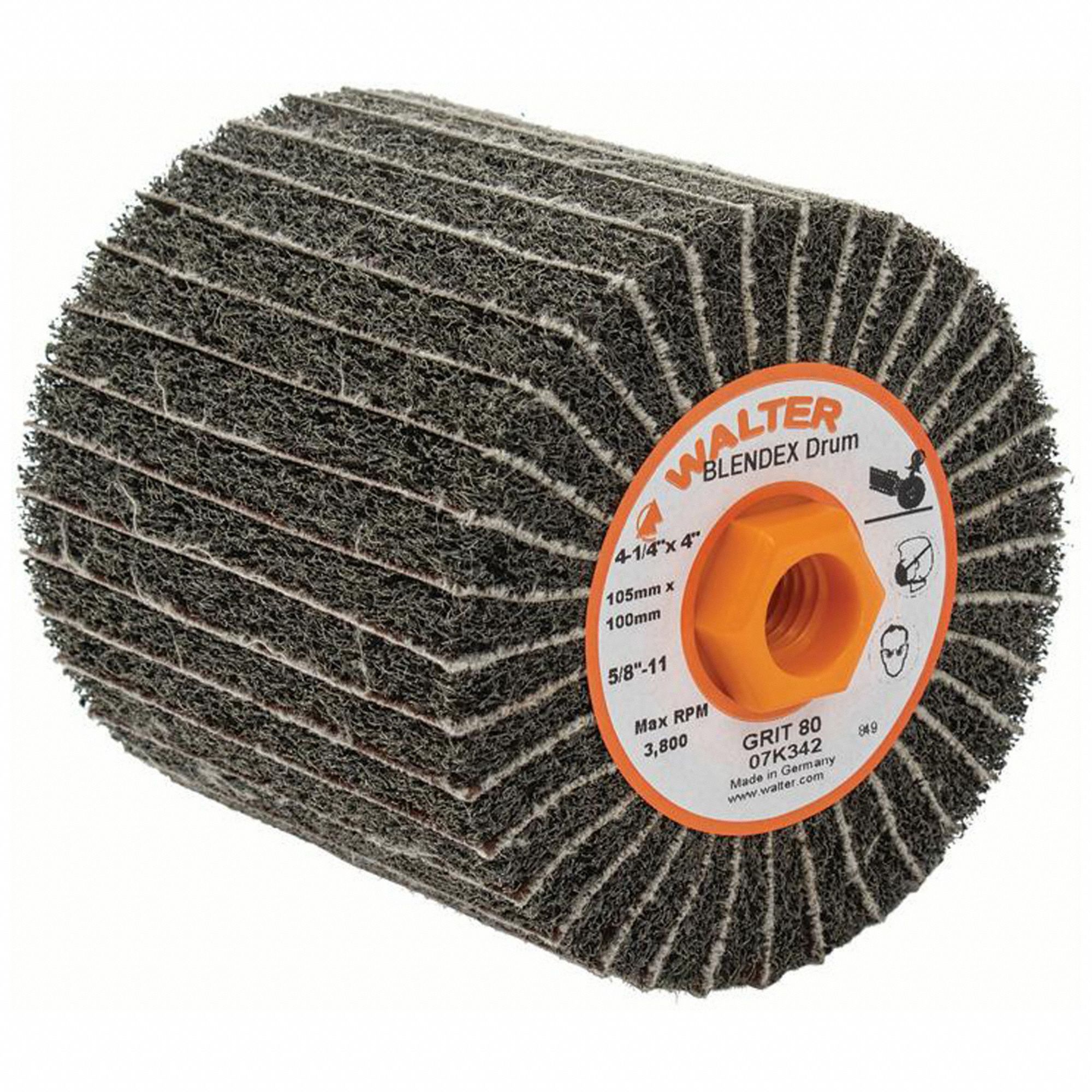 Finishing Drum, Silicon Carbide, 4 1/4"dia