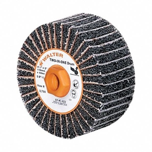 Finishing Drum, Grit 80, 4 1/2" dia