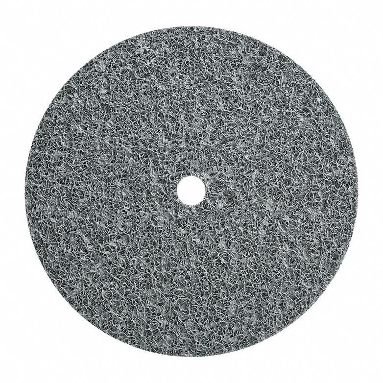 Hook-and-Loop Surface Conditioning Disc: 4 1/2 in Dia, Aluminum Oxide