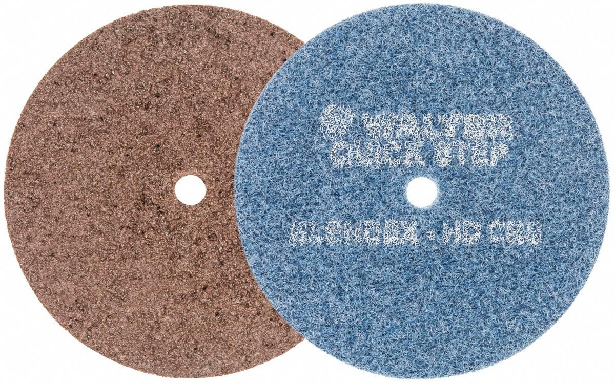 Hook-and-Loop Surface Conditioning Disc: 5 in Dia, Aluminum Oxide