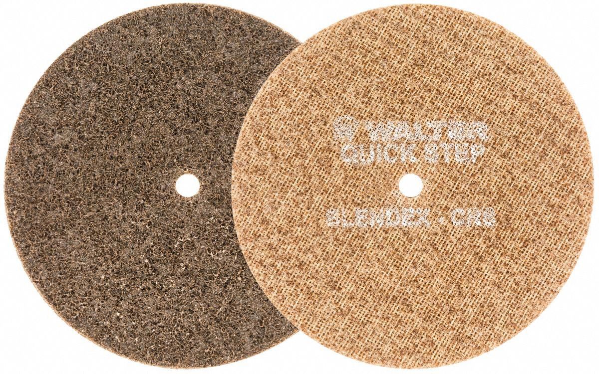 Hook-and-Loop Surface Conditioning Disc: 6 in Dia, Aluminum Oxide