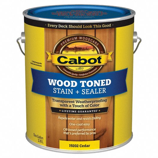 CABOT, Wood Stain and Sealer, Exterior, Wood Stain 38Y042140.0019202
