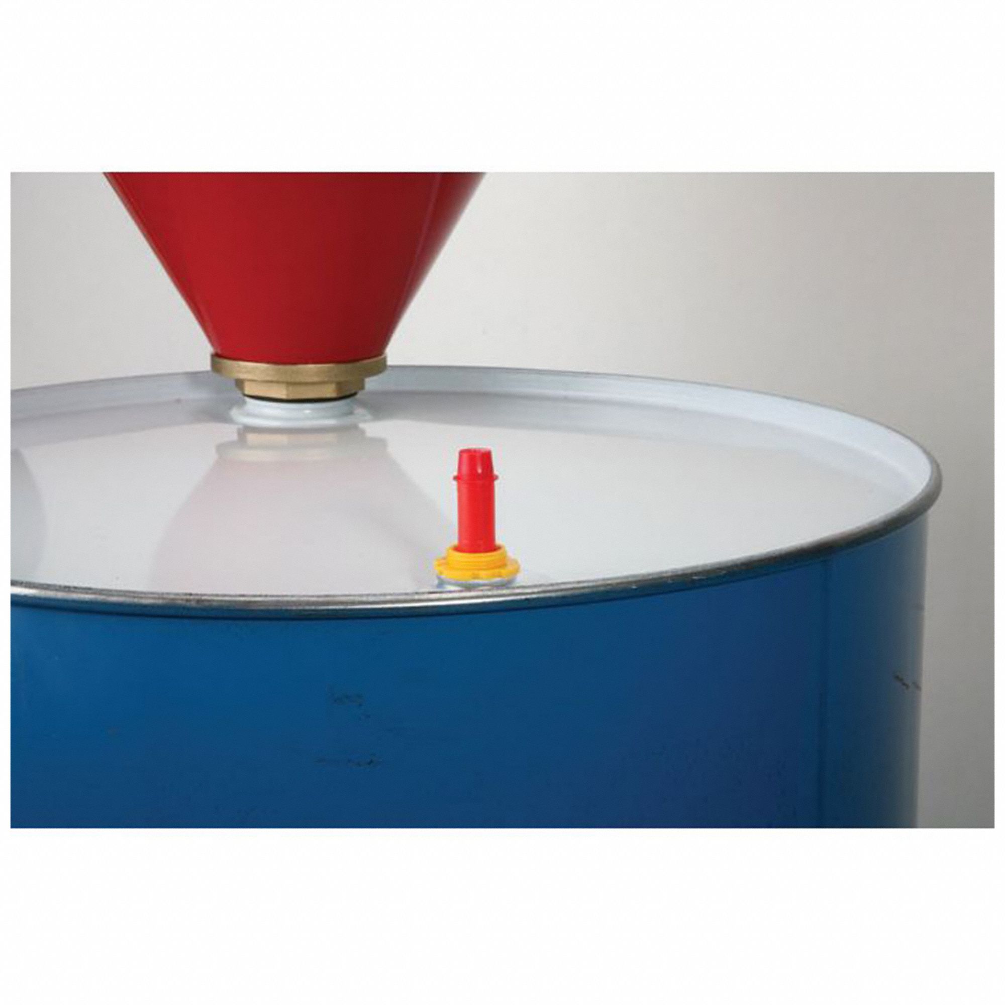 JUSTRITE Vertical Drum Level Gauge For 5 in Container Dp, 3/4 in, HDPE