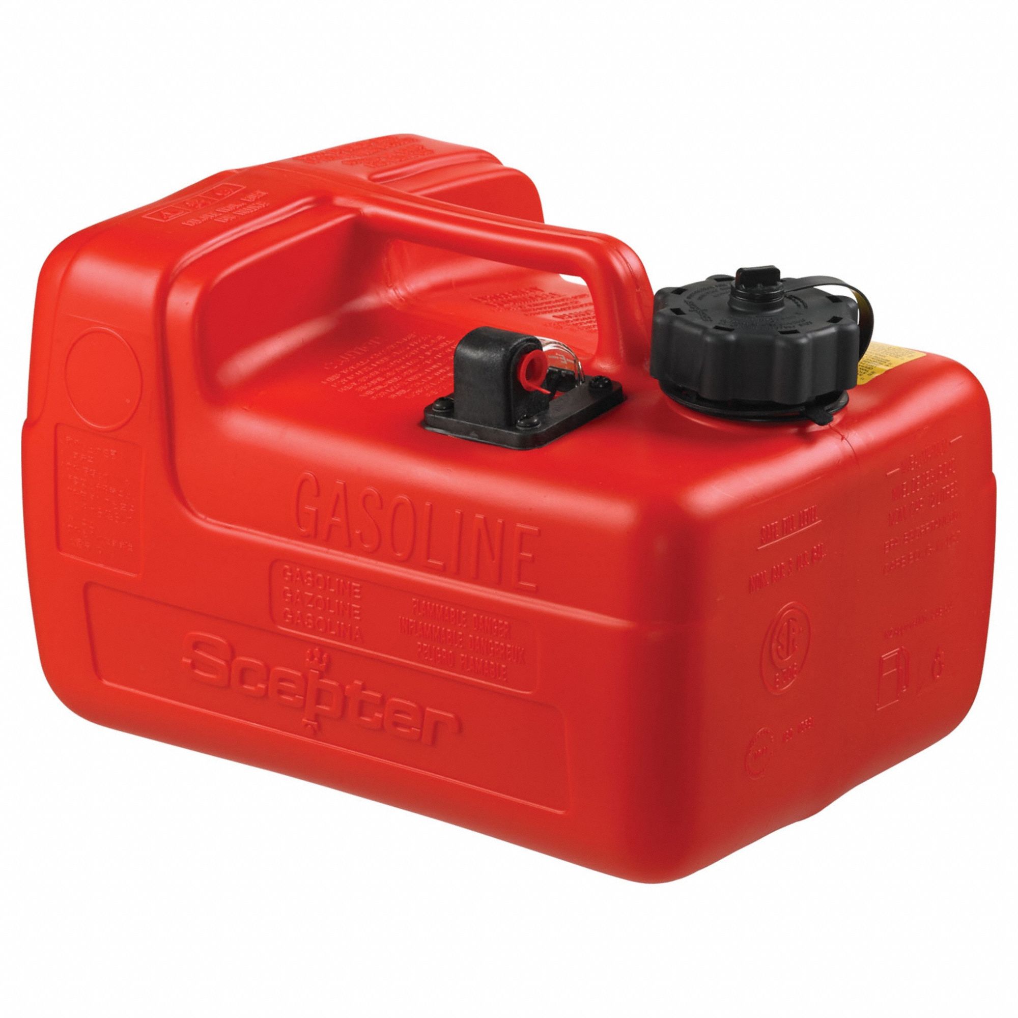 SCEPTER MARINE, 3 gal Capacity, 9 1/8 in Ht, Marine Fuel Tank 453D84