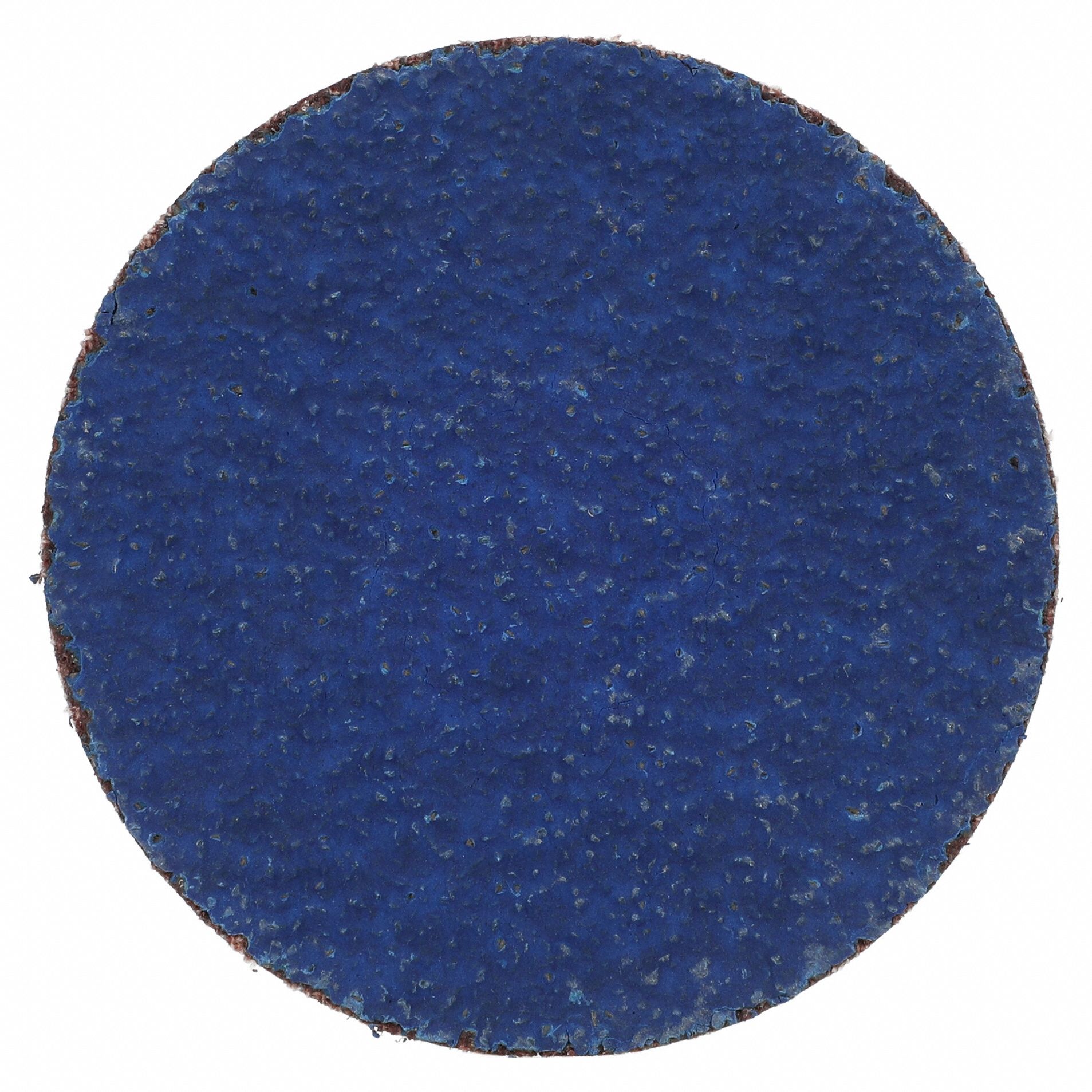 QUICK-CHANGE SANDING DISC, TP, 3 IN, ZIRCONIA ALUMINA, 36 GRIT, Y WEIGHT POLYESTER, BLUEFIRE R860