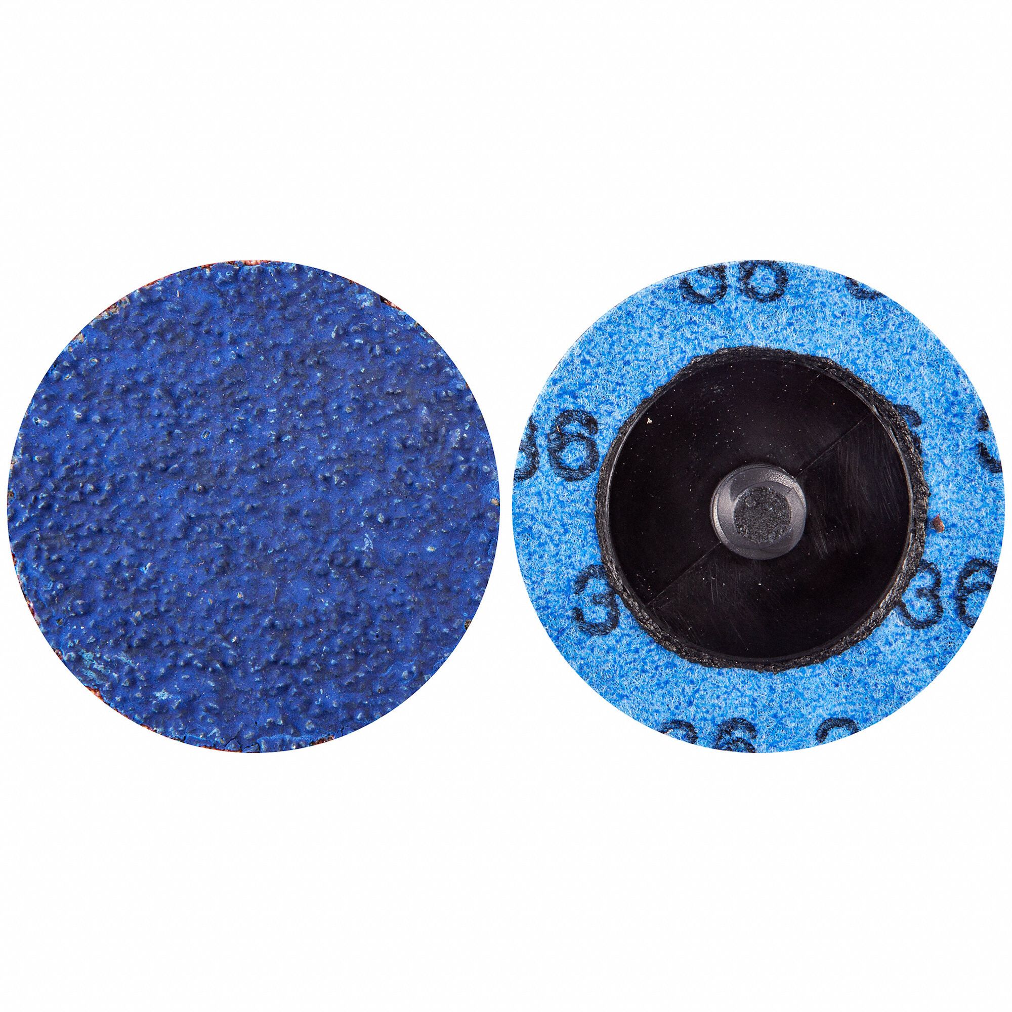 Quick-Change Sanding Disc: TR, 2", Zirconia Alumina, 36 Grit, Y Wt Polyester, BlueFire R860