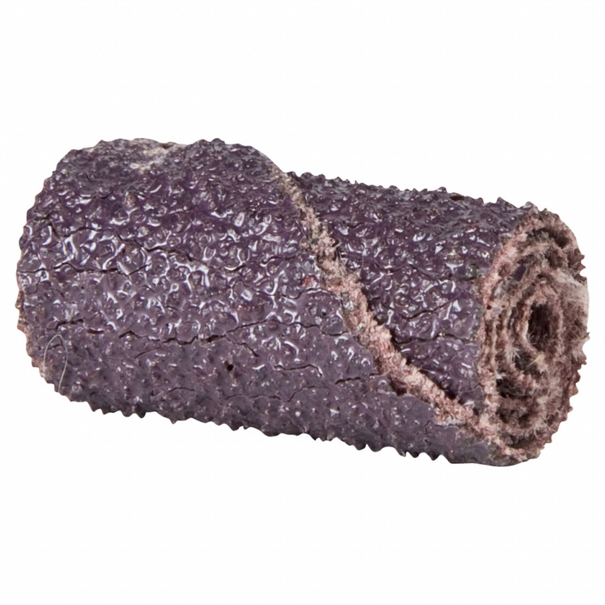 Cartridge Roll: Straight, 3/8 in Dia x 1 1/2 in L, 1/8 in Pilot, Aluminum Oxide, 40 Grit, R228