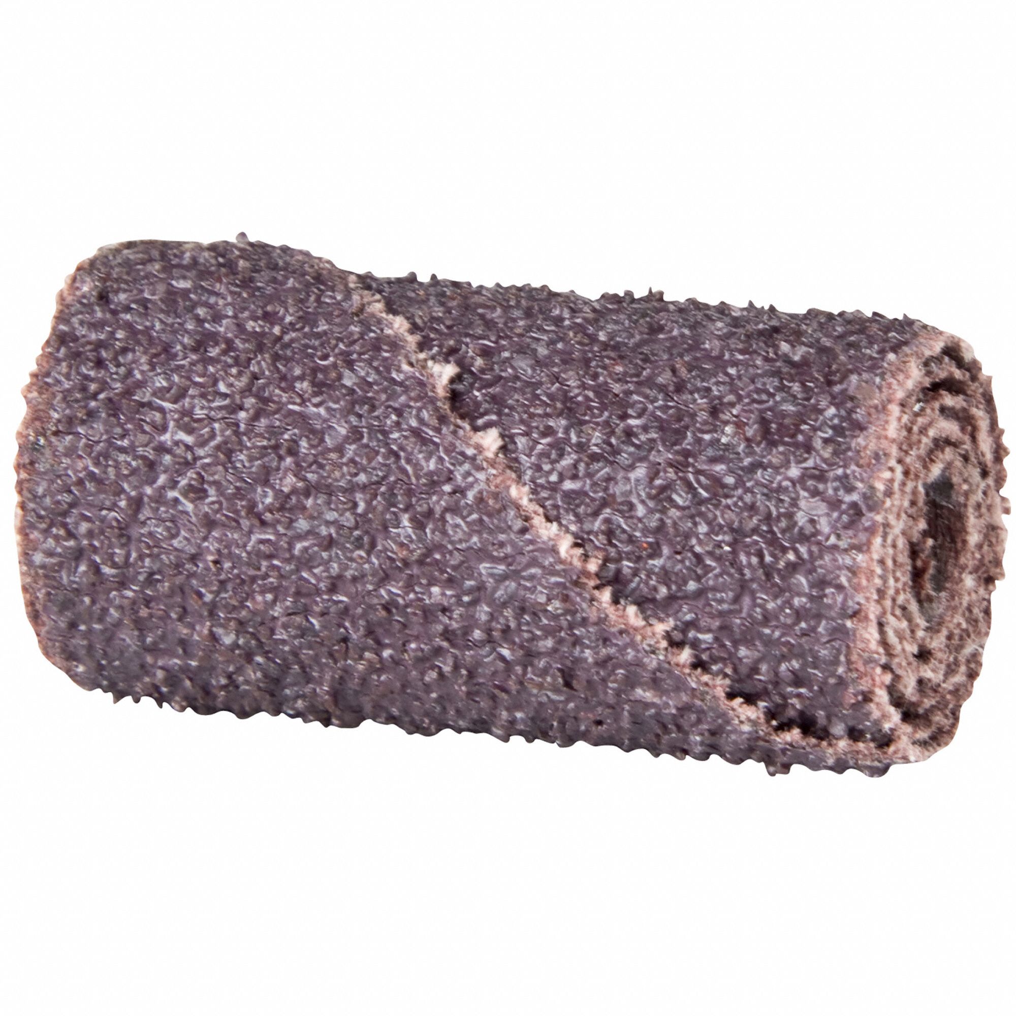 Cartridge Roll: Straight, 3/4 in Dia x 2 in L, 3/16 in Pilot, Aluminum Oxide, 80 Grit, R228